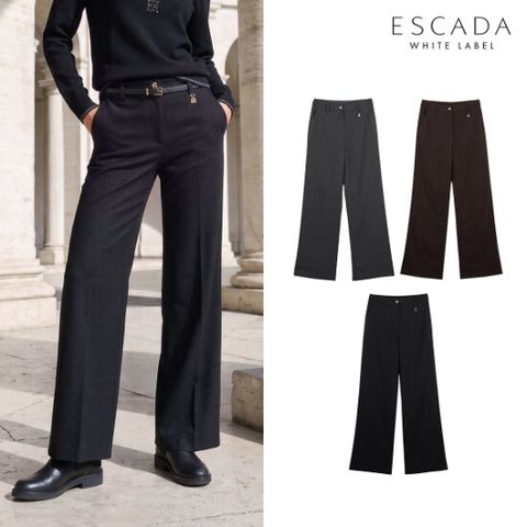 [상시가 219,000원] ESCADA 26FW 여성 세미 와이드팬츠 1종 + 벨트 1종 