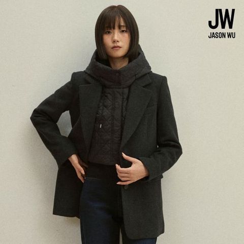 제이슨우 26FW Eleanor 패딩 퀼티드 울 트윌재킷 (3 COLORS)