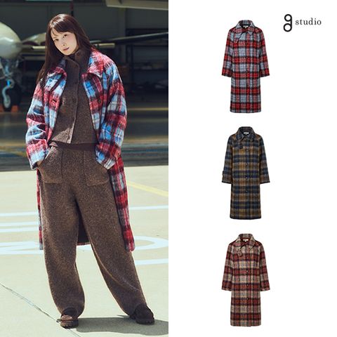 26FW 이태리 델프라토社 알파카 롱코트