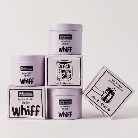 탈취제 WHIFF 고체 실내탈취제 초강력 냄새 제거 퍼플 라벤더딥 300g 3개