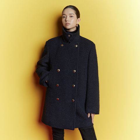 [미리주문10%]26FW 카니 헤어리 피코트