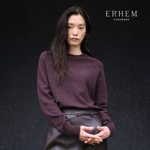 26FW 캐시미어100 홀가먼트 라운드 풀오버 1종