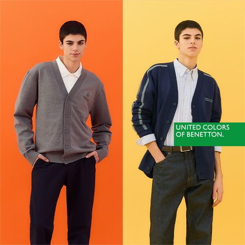 [베네통골프]남성 니트가디건 2종