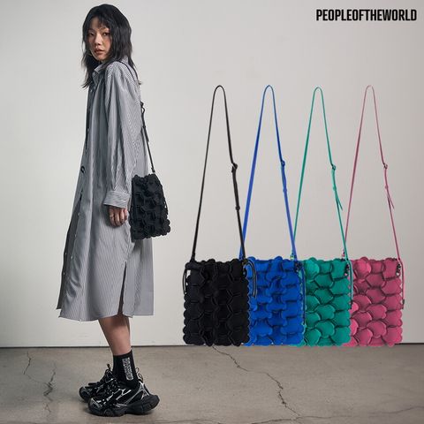 [피플오브더월드] 24 New 플라워 버킷백