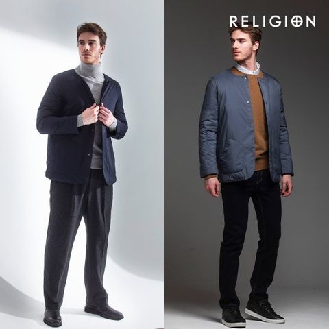 릴리전 남성 간절기 라이트 다운자켓 1종