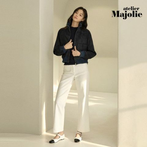 아뜰리에마졸리 보싸 세미 와이드 데님 팬츠 1종 [런칭 가격 79,900원]