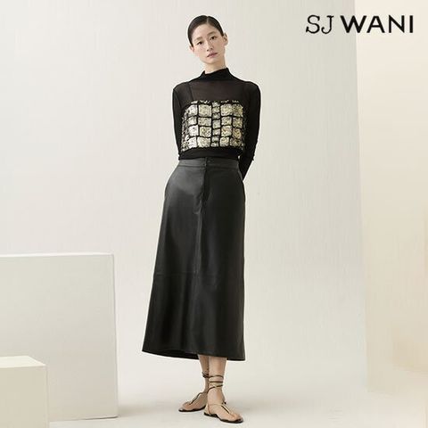 SJ와니 이태리 나파 램스킨 스커트