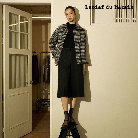 라삐아프 버뮤다 팬츠 2종(블랙+차콜/베이지)