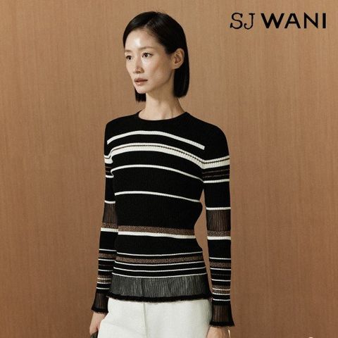 SJ와니 글로잉 스트라이프 시어 풀오버 1종 [런칭 가격 89,900원]
