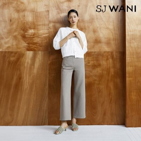 SJ와니 프렌치 크롭 와이드 데님팬츠 1종 [런칭 가격 89,900원]