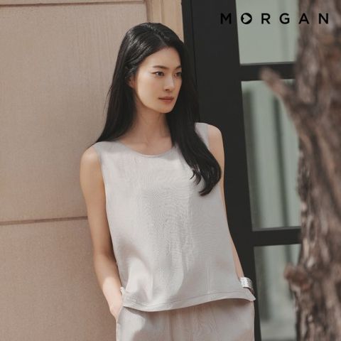 모르간  아세테이트 100% 밴딩 블라우스[런칭 가격 59,900원]