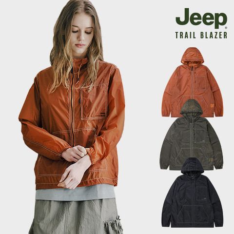 지프 TRAILBLAZER 남녀공용 울트라라이트 방풍 재킷