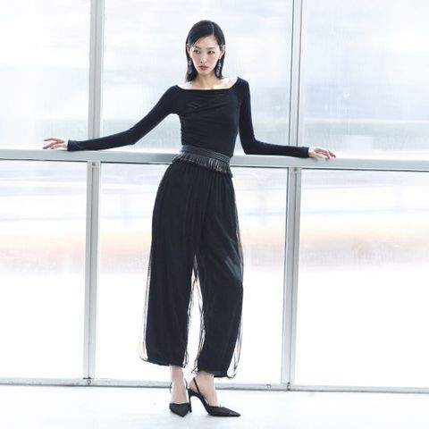 르네크루 튤 레이어드 자스민 팬츠 [런칭 가격 69,900원]