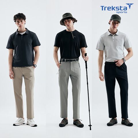 트렉스타 남성용 냉감 9부 팬츠 3종 (+벨트 1종)