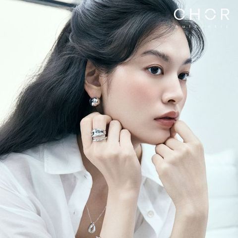 코어 어센틱 SILVER 925 플로우 반지+바게트 15캐럿 테니스 팔찌