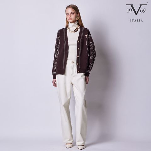 V19.69 ITALIA Classico 루즈 스트레이트핏 데님 팬츠