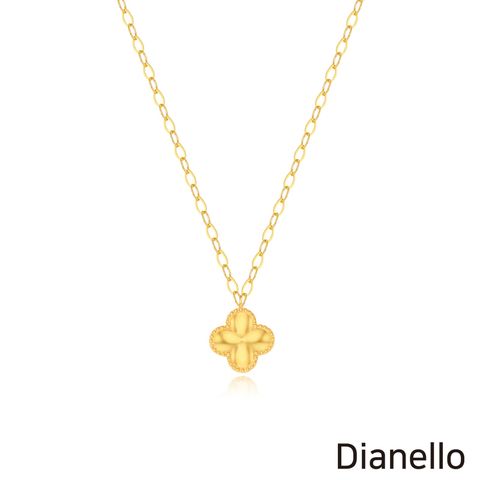[NEW] 디아넬로 24K 쁘띠클로버팬던트 목걸이