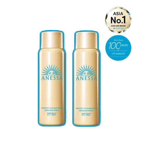 [ANESSA]아넷사 퍼펙트 UV 선스크린 스킨케어 스프레이 60g 2개