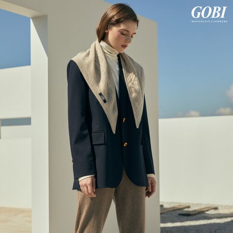 [런칭가 139000원] 고비(GOBI) 캐시미어 100 레이스 숄