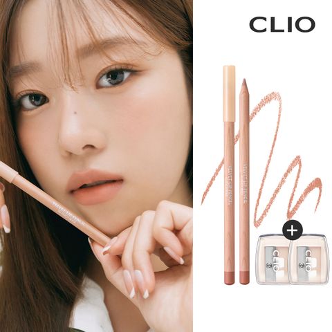 [클리오] 벨벳 립 펜슬 기획세트 (샤프너 증정)