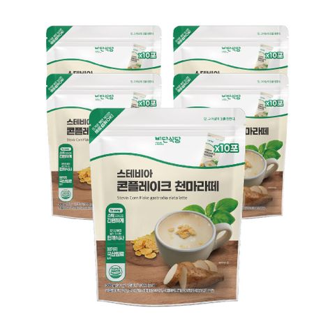 [hmall]비단식당 스테비아 콘프레이크 천마라떼 300g 5입