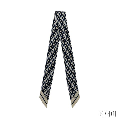 발렌티노 투트 라 브이 실크 넥스카프(9W2E6017)