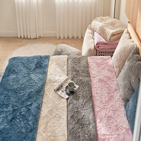 코지샵 대형 극세사 카페트형 매트 1+1