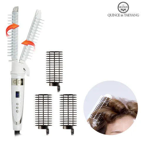 퀸스IN태양 자동회전 매직 봉고데기 시즌2 +헤어롤3개 오토롤링 뿌리볼륨 그루프 브러쉬고데기