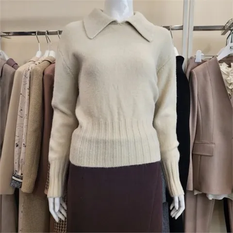 [블루페페]블루페페 SH02 메탈 카라 니트티셔츠IV 214KSK906 (78