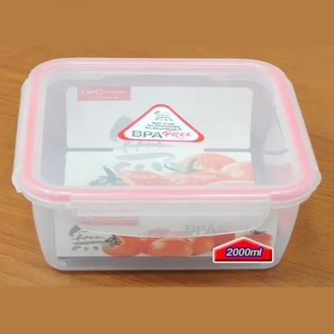 (SM)플라스틱 밀폐용기-2000ml 냉동실보관용기 밥용기