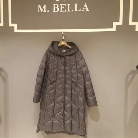 엠벨라 NC05 거위털롱패딩점퍼 MBAS1H003BK77P