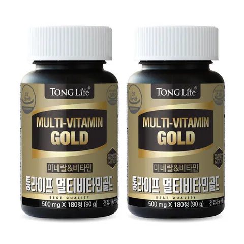 통라이프-무부형제-온가족 멀티비타민골드180정-2병