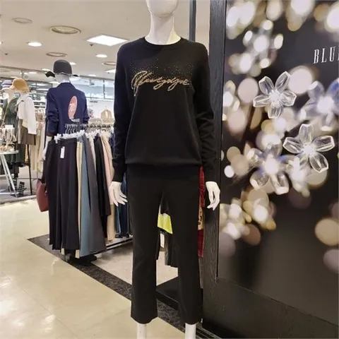 블루페페 NC08 캐시미어 니트티 (P204KSK717)