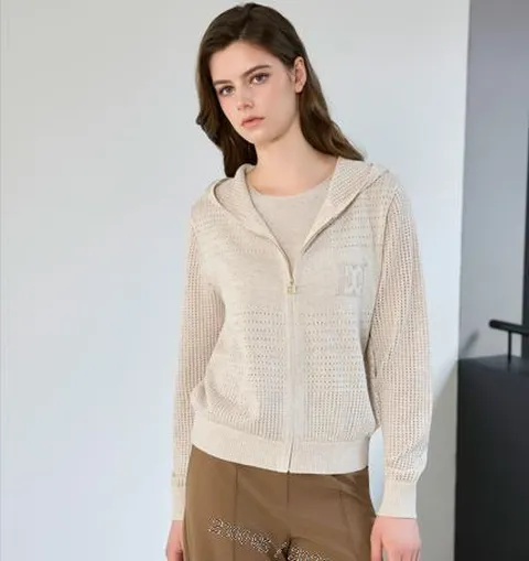  ESCADA 26SS 여성 크로쉐 가디건 + 나시 니트 2종