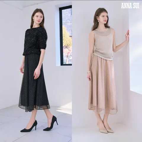 25SS 글리터 스커트