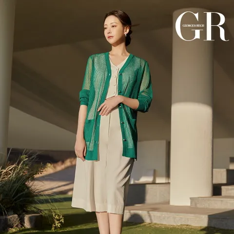 (런칭가 69,900원) (25SS) 크로쉐 시어 니트 가디건 3종