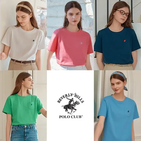 ★ (비버리힐스폴로클럽) 25SS 여성 반팔 티셔츠  5종