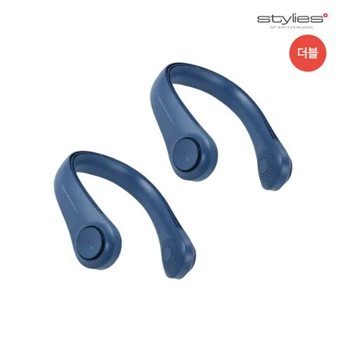 [1+1][네이비] 넥밴드 선풍기(SSF-N12NB)