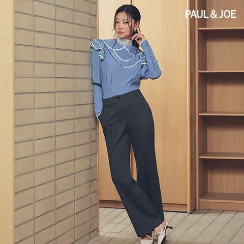 ○ 25FW 울 혼방 헤링본 기모팬츠 2종