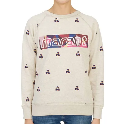 ISABEL MARANT [하프클럽/이자벨마랑]밀리 SW0037 22P043E 23EC 여자 긴팔 기모 맨투맨 티셔츠 슬림핏