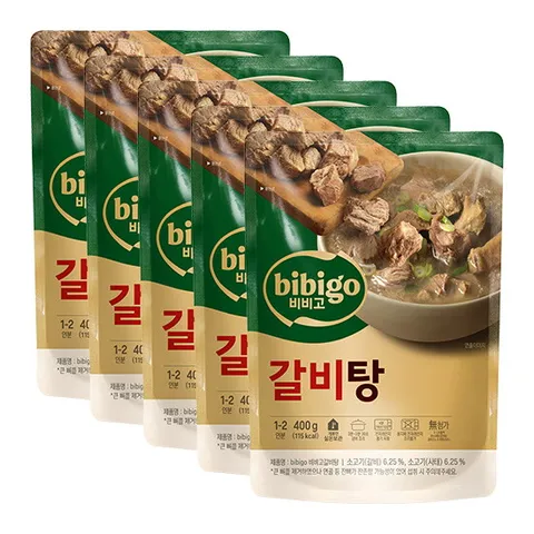 (CJ제일제당) 비비고 갈비탕 400G 5봉