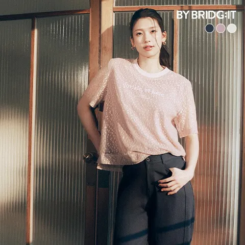 (런칭가 69,900원) 26SS 레이스 튤 티블라우스 3종