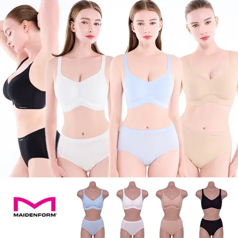 메이든폼 MAIDENFORM 20D 퓨징 브라팬티 4세트