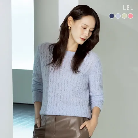 (25FW) 이태리 파비아노社 알파카 블렌디드 케이블 니트