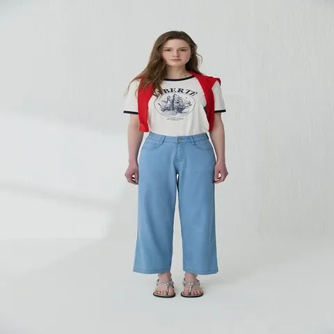 ◎ ECOX 에콕스 26SS 여성 썸머 리오셀 스판 데님팬츠 3종