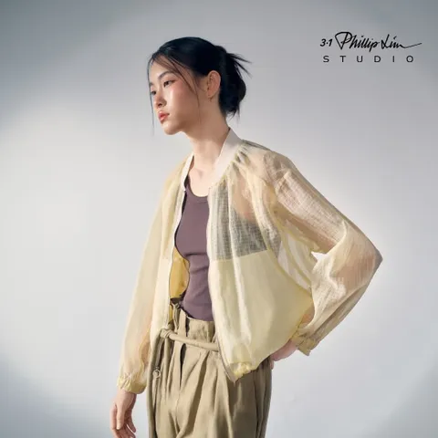◎ 26 SUMMER 그리드 시스루 점퍼