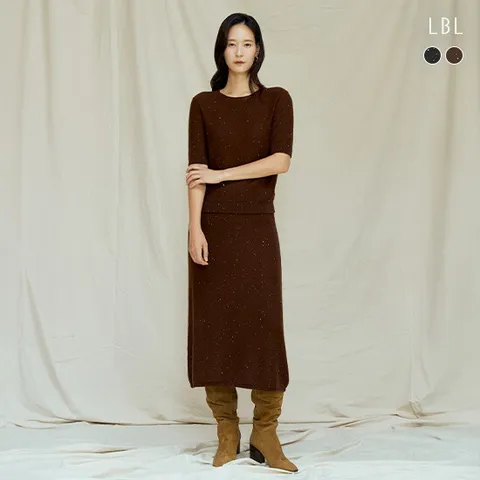 25FW 캐시미어 시퀸 블렌드 니트 스커트