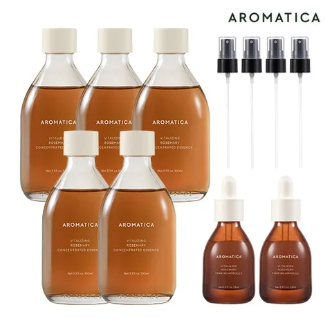 ★최초공개/최다구성★[최유라쇼x항산화 프로젝트]피부 올케어 기초세트(에센스*5+앰플*2+에센스전용 펌프*4)