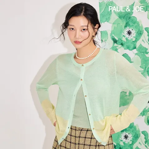 (25SUMMER) 시스루 투톤 가디건 3종(가디건3+이너1)