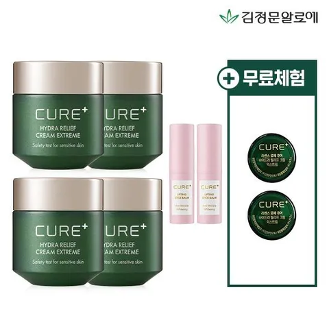 [핑크스틱패키지] 큐어 크림 익스트림 (크림4+핑크스틱2+무료체험2)
